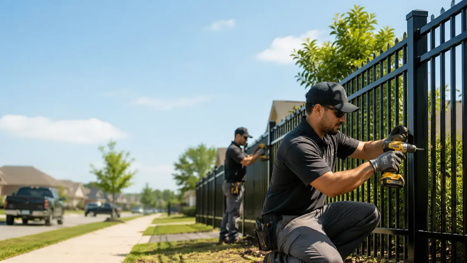 Metal Fence Installation in Barboursville, VA
